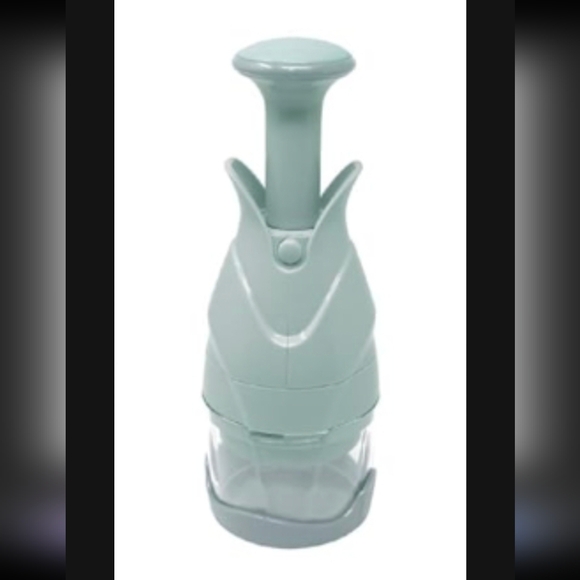 Food Chopper~Push Green Chopper, By Gourmet Good Grips~NEW - Picture 4 of 9
